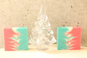 アロマテラピー＆手作り石けん教室precious oneアロマ工房デザイン石けんのクリスマスデザイン石けんの写真