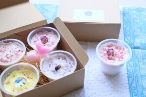 precious oneアロマクラフト講座バスボム写真